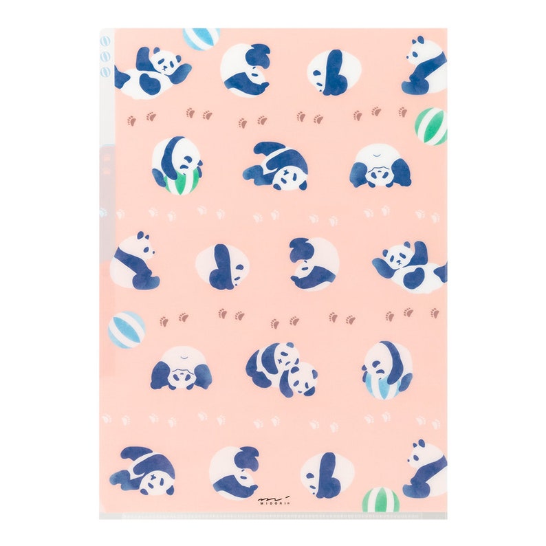 Panda Pvc Box File PANDA Midori A4 3 Pocket Clear Folder MD Folder Water Resistant Folder ...