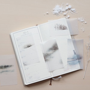 MU Lifestyle BRISK Walk Dyeing Transparentpapier Ephemera Pergamin Papier Aquarellpapier Planerpapier Scrapbooking | DTP-016