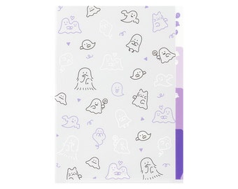 GHOST Midori A5 3 Pocket Clear Folder MD Folder Water Resistant Folder | 220mm X160mm