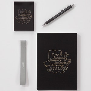 Stalogy 10-jarig jubileum ZWARTE boxset Editor's Series VOLLEDIG JAAR Notebook 10-jarig jubileumeditie boxset pennenboekband Editor's Notebook