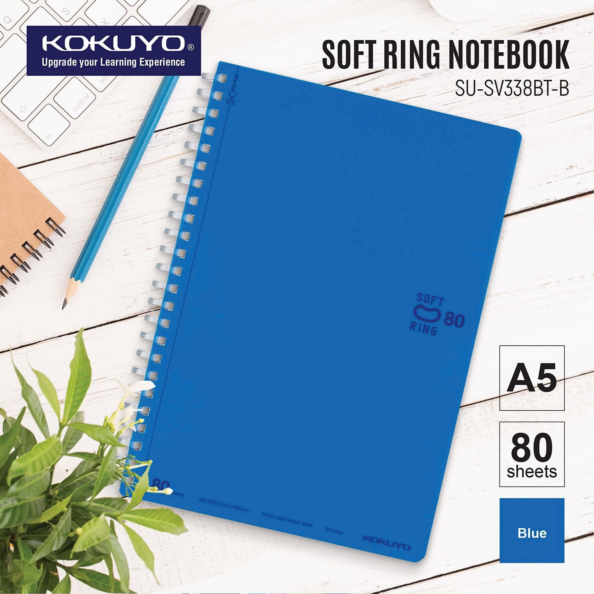 Kokuyo Soft ring B6 Notebook - Dot grid, Hobbies & Toys, Stationery &  Craft, Stationery & School Supplies on Carousell