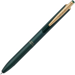 Bolígrafo de gel Zebra Sarasa GRAND GREEN BLACK con cuerpo de metal y clip de presión de 0,5 mm, estilo vintage / Actualización 2020