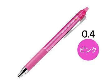 Pilot FriXion Point Knock 04 Gel Pen 0.4 mm Erasable | Pink