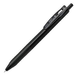Bolígrafo de gel Zebra Sarasa "R" Rich BLACK BLACK de 0,4 mm con clip de presión, tinta supersaturada / JJS29-R1