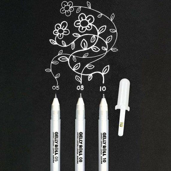 Sakura Gelly Roll Glaze Pens Black Pack of 2 [Pack of 6 ]