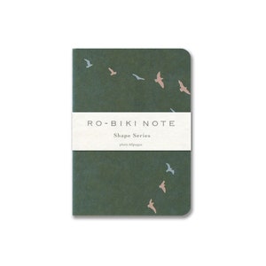 Yamamoto FLYING BIRDS Ro-Biki Notebook Shapes Series 5mm Dot Grid Series 3.5 x 4.9 GA082 image 2