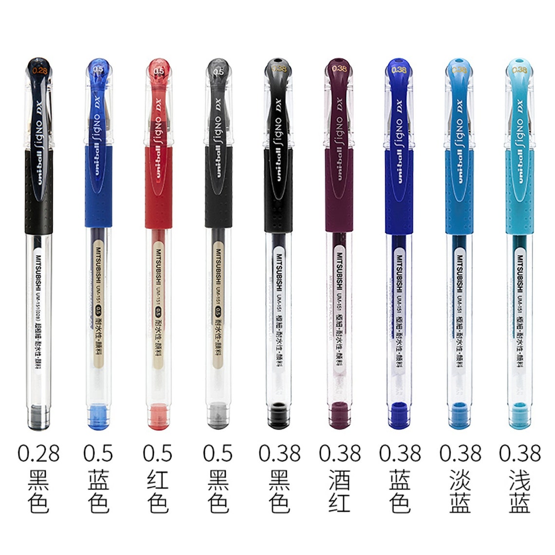 Uniball Signo UM151 Gel Pen LIME GREEN 0.28 Mm Etsy