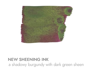 TROUBLEMAKER Ink NENITA SHEENING 2022 Summer Release Fountain Pen Ink Handmade Dip Pen Ink Hand Crafted Bottle Ink | 60ml