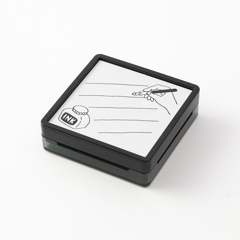 Midori Square Paintable Stamp Re-inkable Self-inking Stamp - Etsy