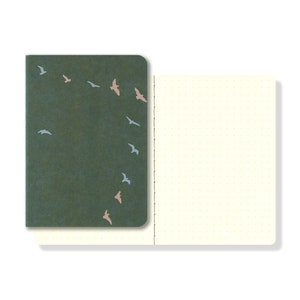 Yamamoto FLYING BIRDS Ro-Biki Notebook Shapes Series 5mm Dot Grid Series 3.5 x 4.9 GA082 image 1