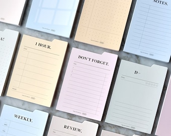 PLEPIC STICKY Index It Sticky Notes Memo Notes Shopping List To Do List Expense Record Daily Memo Weekly Memo Monthly | 102 X 70mm 50 Sheets