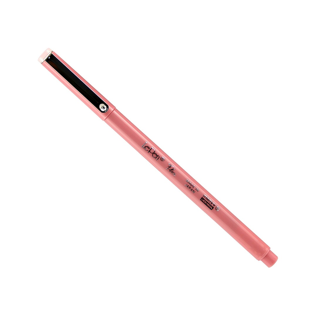 4800-6P Marvy Uchida Le Pen Flex Marker, Brush Tip, Pastel Colors, Set of 6
