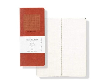 Yamamoto Ro-Biki Notizbuch 3,6" x 8,3" Basic Chiffon Papier | 2 mm Gitter
