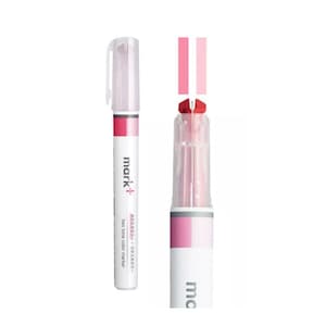 ROZE Kokuyo Mark+ TWO Tone markeerstift Dual Way markeerstift Two Way markeerstift Dubbelzijdige markeerstift Mark+ Markeerstift | PM-MT100P