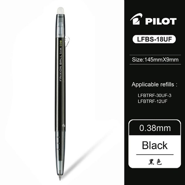 Pilot FriXion Ball Slim 0.38 mm Gel Pen LFBS-18UF | SINGLE Pen or 20 Piece COMPLETE Set