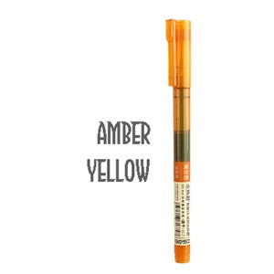 Dianshi AMBER YELLOW Stein Vintage Series Saturated Ink Großraumgelstift 0,5 mm | DS904 Sehr zu empfehlen