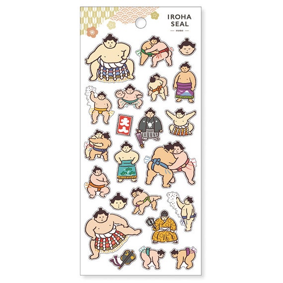 Long-Tailed Tit Iroha Seal Sticker Set Long-Tailed Tit Iroha Seal Sticker Set