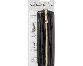 ANGOO PURPLE Expandable Canvas Pen Case Pencil Case Expandable