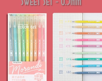 Languo Morandi SWEET SET カラージェル 9本ペンセット 0.5mm ブラック