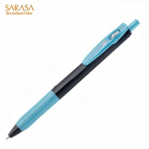 Zebra Sarasa DECOSHINE Deko Glanz Metallic glänzend BLAU 0,5 mm Push Clip Gel Stift | ALLE Farben