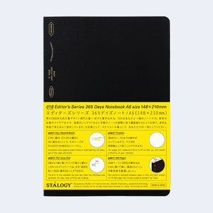 Caderno Stalogy Editor's Series 365Days | A5 Preto