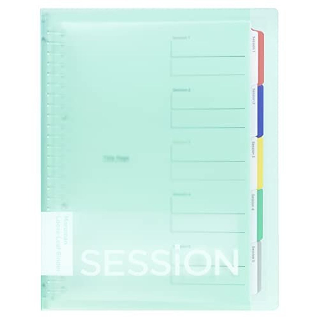 MARUMAN Sessions LIGHT PURPLE B5 Binder Stufy Binder Subject Binder