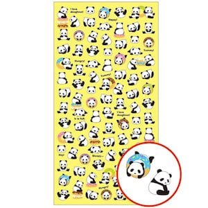 Mind Wave Seals PUTIPUTI PANDA Stickers Seals Bujo Tiny Stickers | 73930