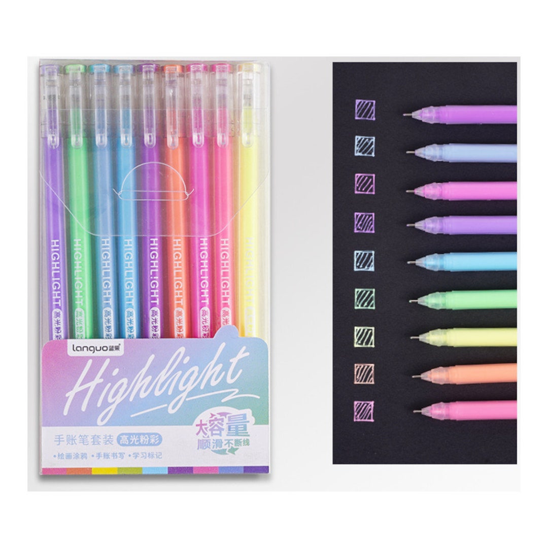 Multi Color Gel Ink Pens, 0.5mm Nib Pens, Soft Grip Graphics Pen, Design  Pens, Pens for Studio, 1 Pc. 