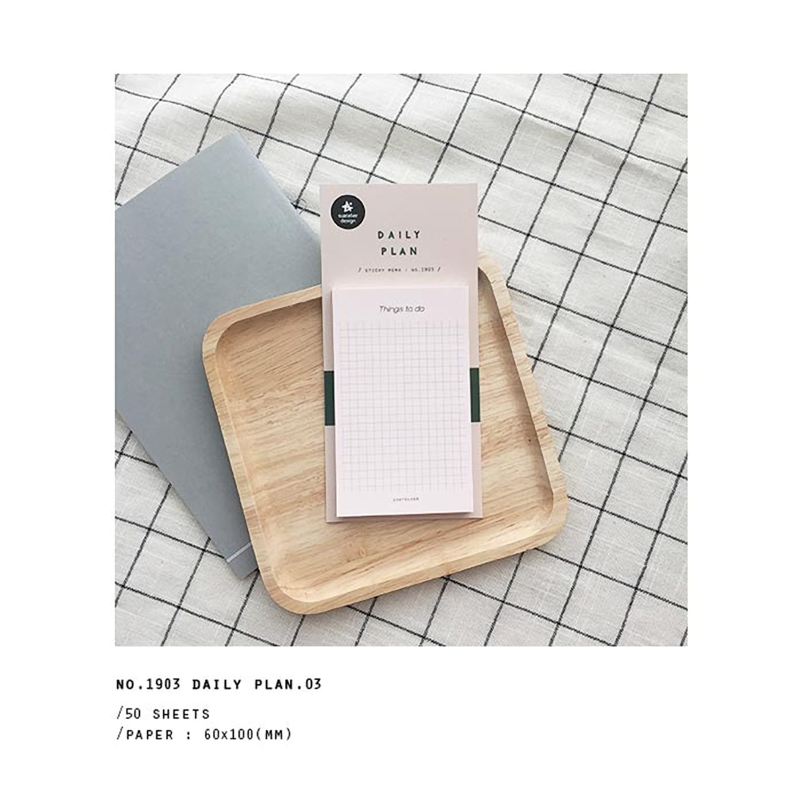 Suatelier Planner Sticky Notes BEIGE 1903 | Daily Plan to Do List ...