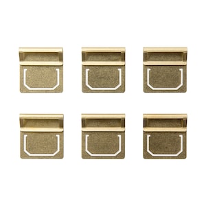 TRAVELER&#39;S COMPANY Brass Index Clips | Set of 6