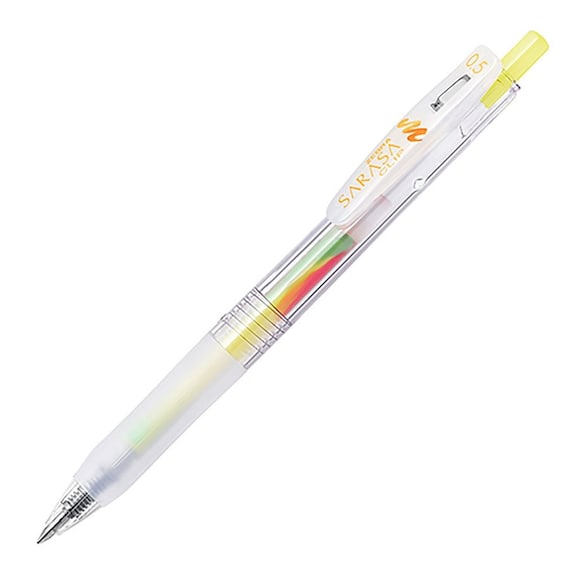 SARASA CLIP フレッシュパラダイス ピーチ マンゴー Zebra Sarasa Clip Marble TROPICAL MANGO Color Gel Pen 0.5mm