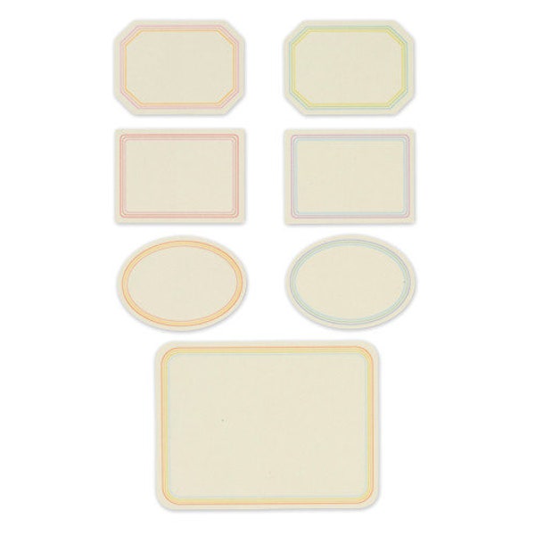 NB Co., Ltd Japan ART DECO Colored Paper Flake Sticker Paper Stickers Color Flake Seals Embellishment Stickers | 2564107