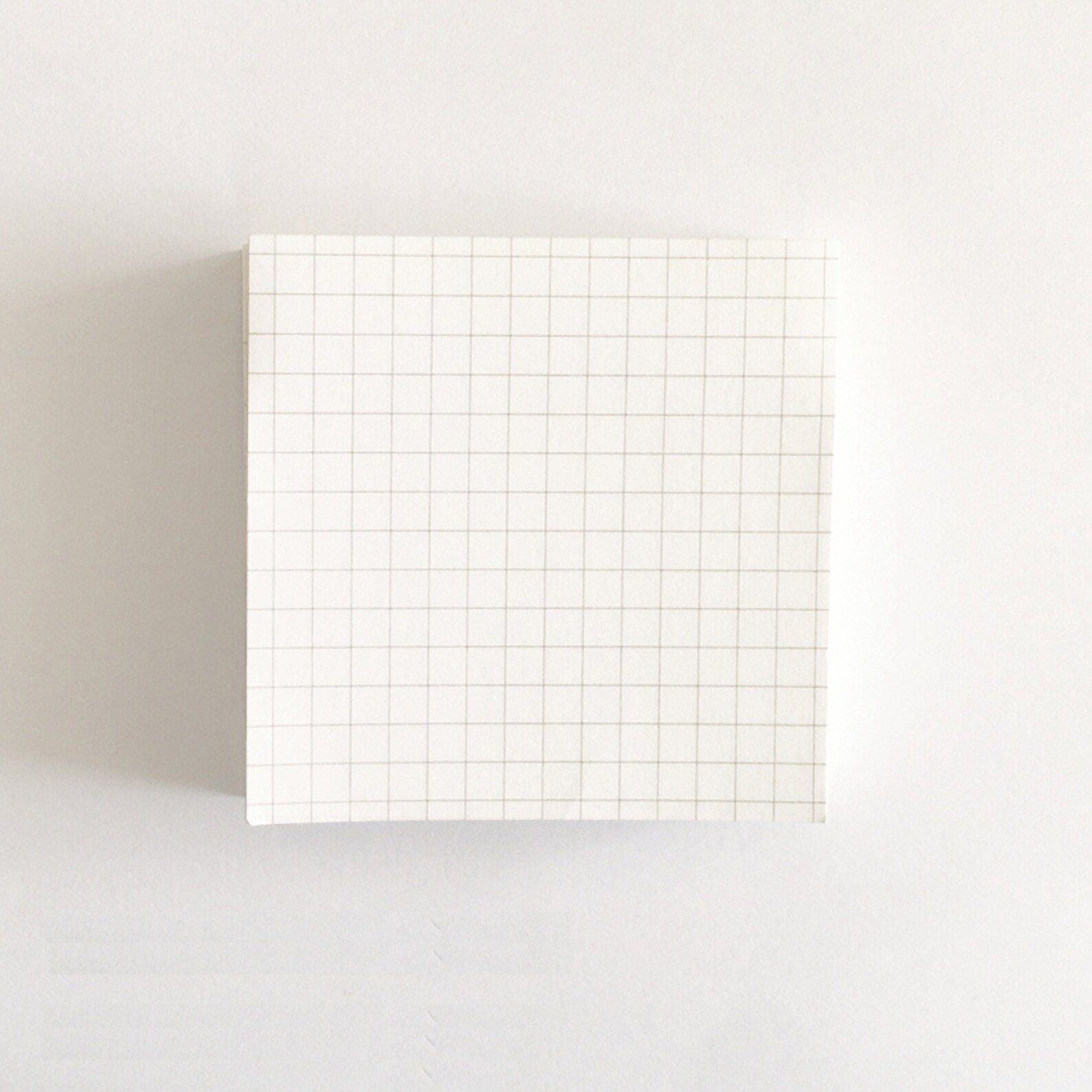 Kraft Paper Grid Sticky Notes White Grid Sticky Notes 50 | Etsy