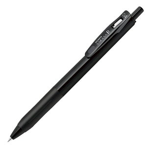 Bolígrafo de gel Zebra Sarasa "R" Rich BLACK de 0,4 mm con clip de presión y tinta supersaturada / JJS29-R1