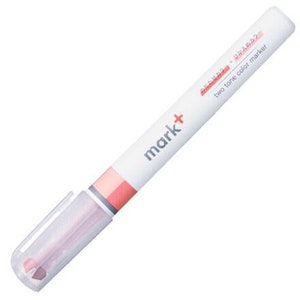 RODE Kokuyo Mark+ tweekleurige markeerstift Tweekleurige markeerstift Tweeweg markeerstift Dubbelzijdige markeerstift | PM-MT100R
