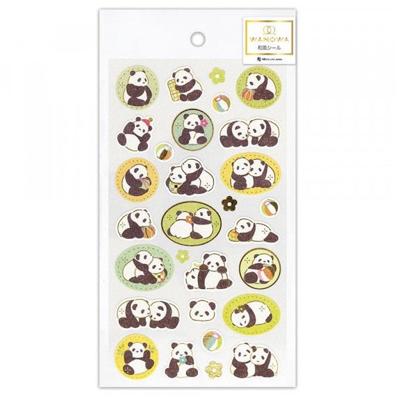 WANOWA Japan PANDA ステッカー パンダ ベア ステッカー パンダ WANOWA Japan PANDA ステッカー パンダ ベア ステッカー パンダ