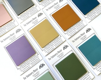 MINI NEUTRAL Tones Translucent Transparent PET Color Vellum Sticky Notes 1.75  X 1.75 | One Pad 50 sheets 44mm x 44mm