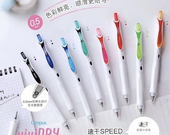 Kokuyo Vividry Retractable Gel Pen - 0.5mm -| 8 colors!