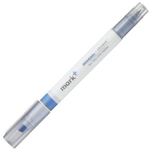 Kokuyo Mark+ BLUE Plus GREY two-way markeerstift en grijze pen two way markeerstift Dubbelzijdige markeerstift | PM-MT201BM