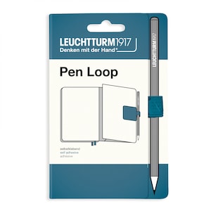 Leuchtturm 1917 Rising Colors STONE BLUE Tygpennögla | Självhäftande
