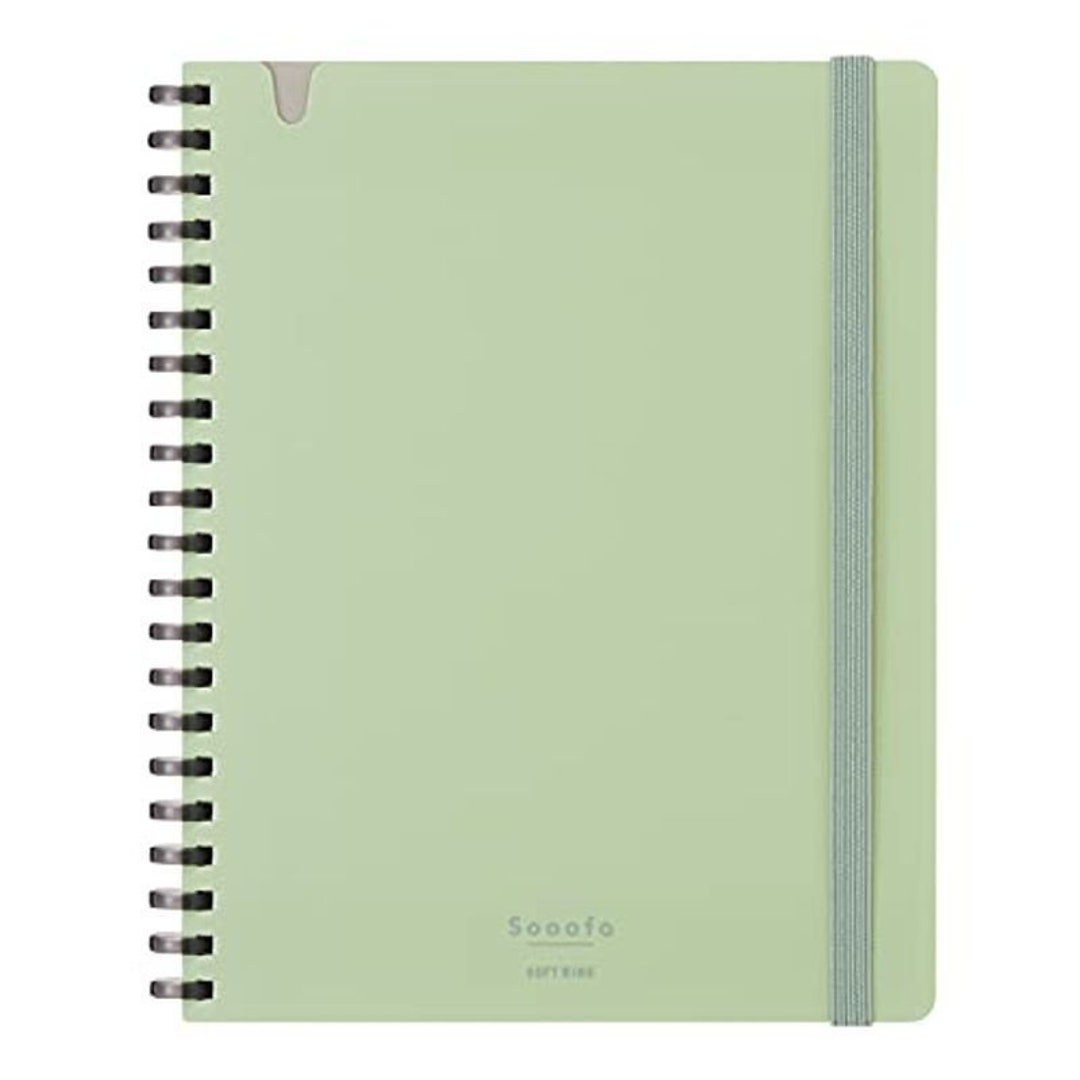 Kokuyo B6 SOOOFA GREEN Soft Ring Notebook 4mm GRID Kokuyo Soft - Etsy