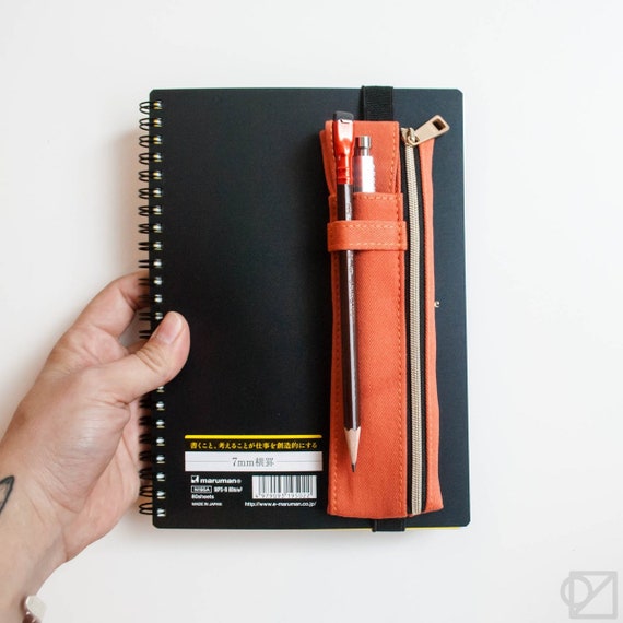 Japanese Cotton Book Band Pencil Case Planner Journal Pen Holder
