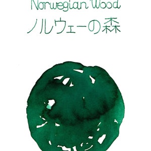 BUNGUBOX Japan NOORS HOUT Glanzend Vulpen Inkt Dip Pen Inktpot Inkt | 30 ml