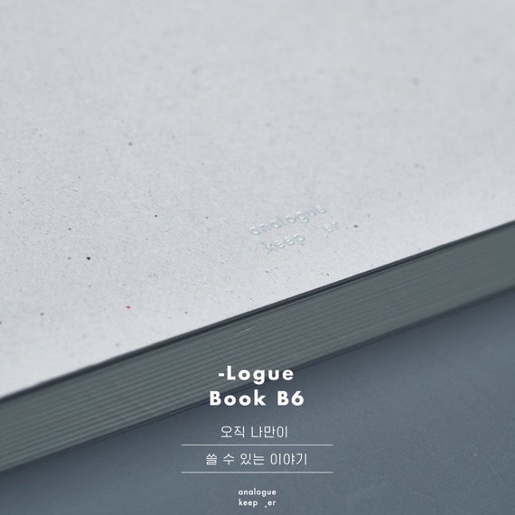 Analogue Keepers B6 COTTON LOGUE Book 2.5mm GRID Planner Undated