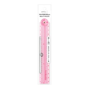 MIDORI PINK Clear Polycarbonate FOLDING Multi Ruler | 30cm - Etsy