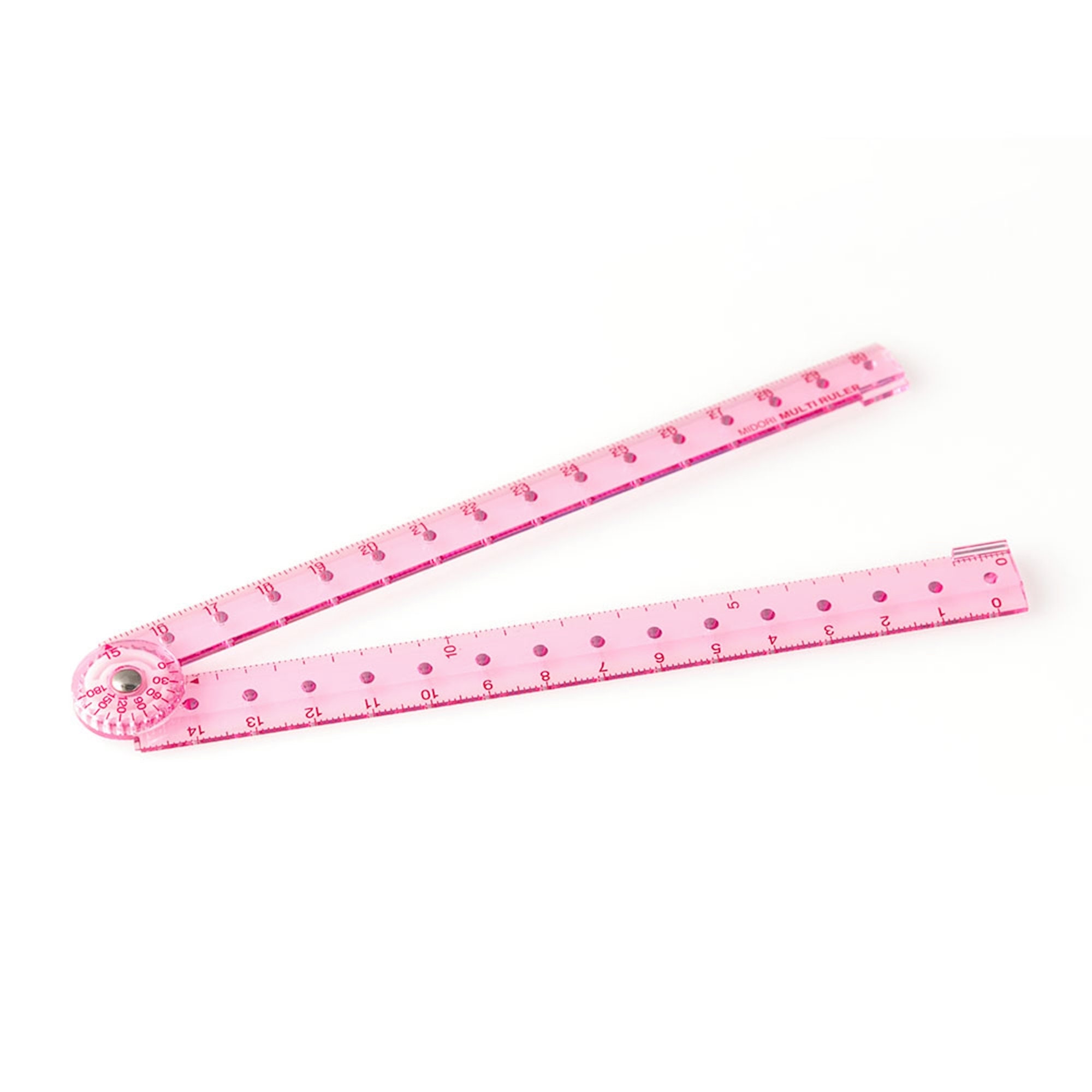 Midori Multi Ruler - 30 cm, Pink