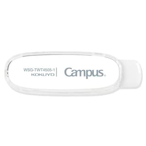 May include: White plastic eraser with the text "WSG-TWT4505-1 KOKUYO Campus" printed on it.