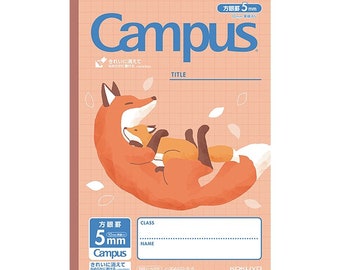 FOX & BABY Kokuyo B5 Campus Notebook 5mm Grid | 30 Sheets 30AS10 10-5