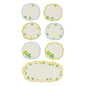 NB Co., Ltd Japón CLOVER LUCK St. Patrick's Day Pegatinas de papel de colores Pegatinas de papel Sellos de colores Pegatinas decorativas / 2564110