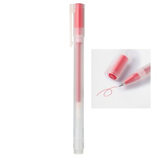 100% Brand New MUJI Smooth Gel Ink Ballpoint Pen Knock Type-Made In